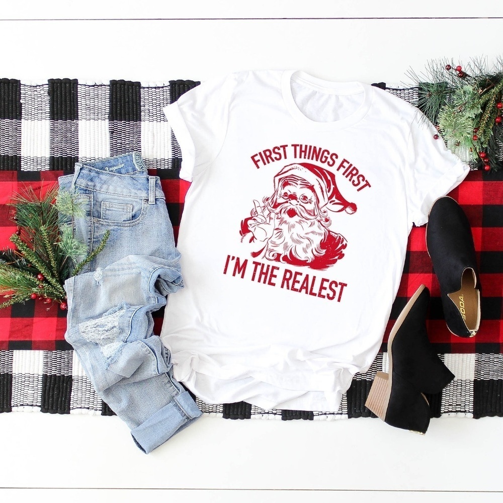 First Things First Im The Realest Funny Quote Unisex T-Shirt